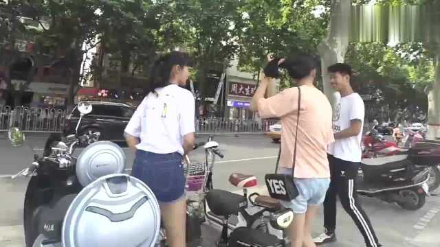 Street Prank The Young Girl Is Called Big Sister And The Beauty