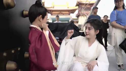 幼儿园日常 鞠婧祎曾舜晞片场带